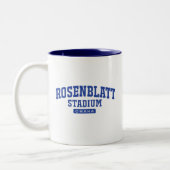 Rosenblatt-Stadium für Kaffeemaschine-Tasse Zweifarbige Tasse (Links)