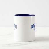 Rosenblatt-Stadium für Kaffeemaschine-Tasse Zweifarbige Tasse (Mittel)
