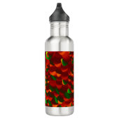  Rosenblätter abstrakt Edelstahlflasche (Rechts)