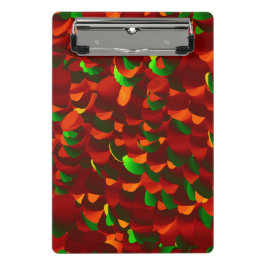  Rosenblätter abstrakt Mini Klemmbrett