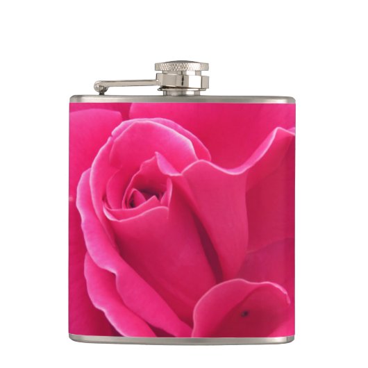 Rosenblätter Flachmann (Vorderseite)