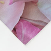 Rosenblätter Fleecedecke (Ecke)