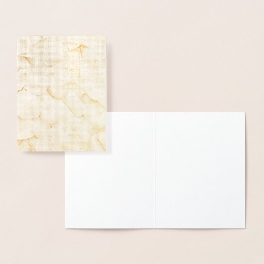 Rosenblätter Folienkarte (Anzeige)