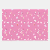 Rosenblätter Geschenkpapier Set (Vorderseite)