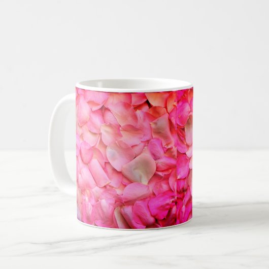 Rosenblätter Kaffeetasse (Vorderseite Links)