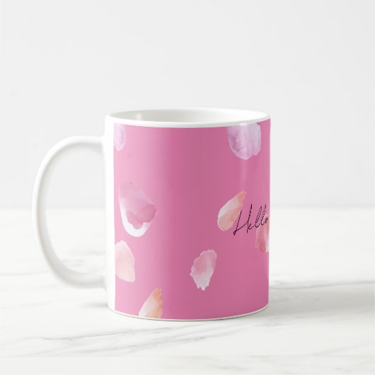 Rosenblätter Kaffeetasse (Links)