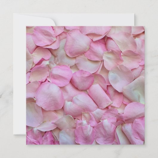 Rosenblätter Karte (Vorderseite)