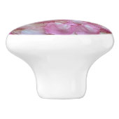 Rosenblätter Keramikknauf (Seitenansicht)