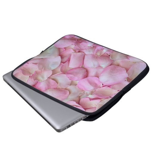 Rosenblätter Laptopschutzhülle (Vorne Knopf)