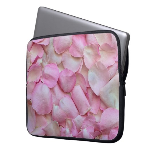 Rosenblätter Laptopschutzhülle (Vorderseite Links)