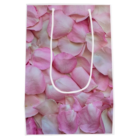 Rosenblätter Mittlere Geschenktüte (Rückseite)