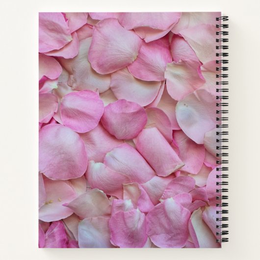 Rosenblätter Notizblock (Rückseite)