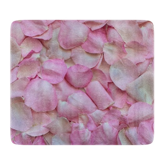 Rosenblätter Schneidebrett (Vorderseite)