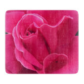 Rosenblätter Schneidebrett (Vorderseite)