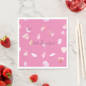 Rosenblätter Serviette (Beispiel)