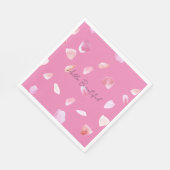 Rosenblätter Serviette (Ecke)