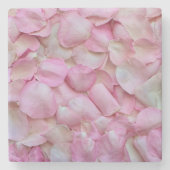 Rosenblätter Steinuntersetzer (Vorderseite)