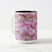 Rosenblätter Zweifarbige Tasse (Vorderseite Links)