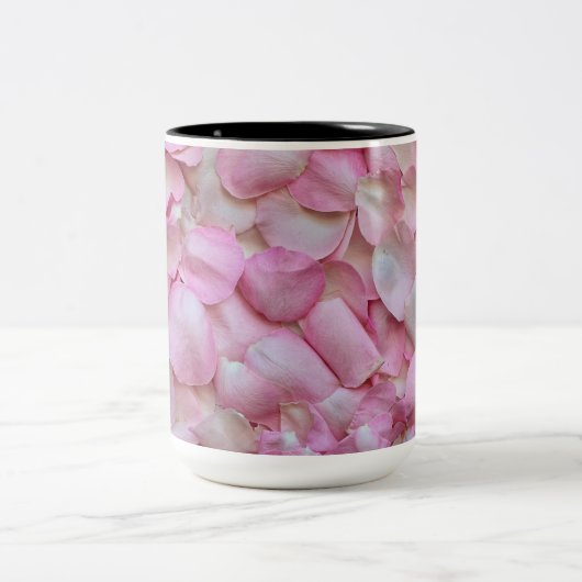 Rosenblätter Zweifarbige Tasse (Mittel)