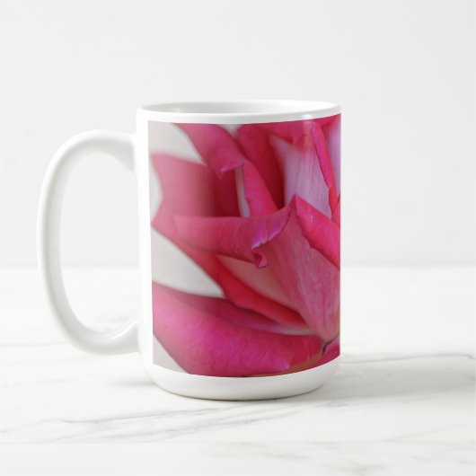 Rosenblättern Blume Tasse Kaffee Cup (Links)