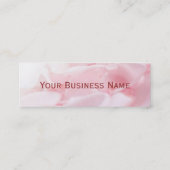 Rosenblättern Visitenkarten Mini Visitenkarte (Rückseite)