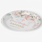 Rosenblättrige Teller (Schrägansicht)