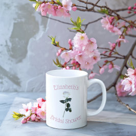 Rosenblättriges Brautparty Kaffeetasse