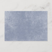 Rosenblauer Blauer Blauer Blauer Blütenrost Begleitkarte (Rückseite)