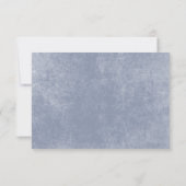 Rosenblauer Blauer Blauer Blauer Blütenrost Save The Date (Rückseite)