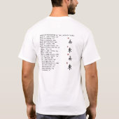 Rosenblum Familien-Ferien T-Shirt (Rückseite)