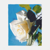 Rosenblümchen Fleecedecke (Vorderseite)