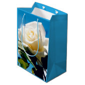 Rosenblümchen Mittlere Geschenktüte (Rückseite Schrägansicht)