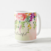 Rosenblume Gefärbte Krawatte Kaffeetasse (VorderseiteRechts)