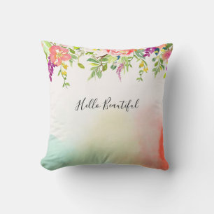 Rosenblume Gefärbte Krawatte Kissen