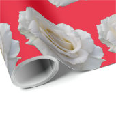 Rosenblume Geschenkpapier (Rolleneckpunkt)