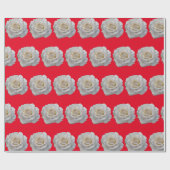 Rosenblume Geschenkpapier (Flach)