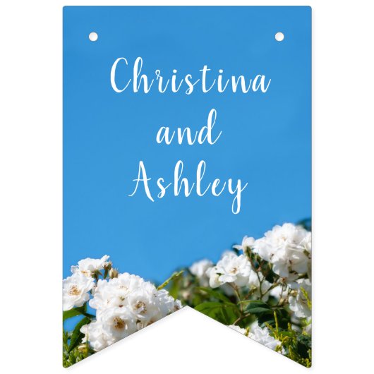 Rosenblume Wimpelkette (Erste Fahne)