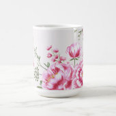 Rosenblumen modernes Design Kaffeetasse (Mittel)