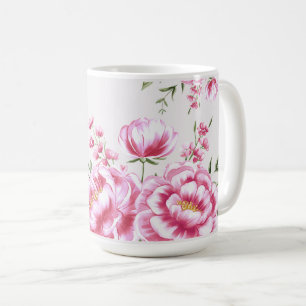 Rosenblumen modernes Design Kaffeetasse