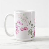 Rosenblumen modernes Design Kaffeetasse (Links)