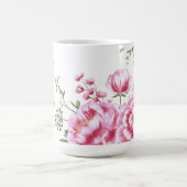 Rosenblumen modernes Design Kaffeetasse (Mittel)