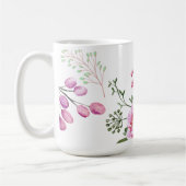 Rosenblumen modernes Design Kaffeetasse (Links)