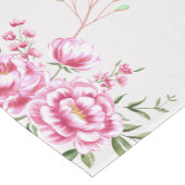 Rosenblumen modernes Design Kurzer Tischläufer (Ecke)