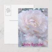 Rosenblumenblätter Ankündigungspostkarte (Vorne/Hinten)