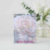 Rosenblumenblätter Ankündigungspostkarte (Stehend Vorderseite)