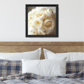 Rosenblumendesign leinwanddruck (Insitu (Schlafzimmer))