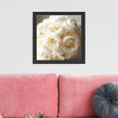 Rosenblumendesign leinwanddruck (Insitu (Wohnzimmer))