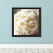 Rosenblumendesign leinwanddruck (Insitu (Holzboden))