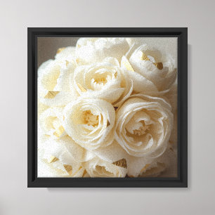 Rosenblumendesign leinwanddruck