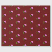 Rosenblüte Geschenkpapier (Flach)